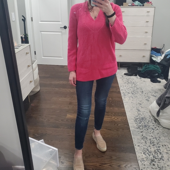 Lucky Brand pink oversized pink sweater 💓 - Picture 6 of 6